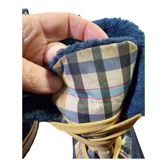 Sorel Tivoli Plaid Waterproof Snow Boots Women size 7 - Picture 6 of 7